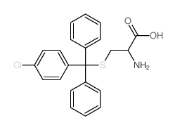 L-Cysteine,S-[(4-chlorophenyl)diphenylmethyl]- structure