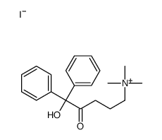 (5-hydroxy-4-oxo-5,5-diphenylpentyl)-trimethylazanium,iodide结构式