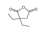 Dihydro-3,3-diethyl-2,5-furandione结构式