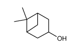 6,6-Dimethylbicyclo[3.1.1]heptan-3-ol Structure
