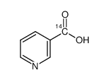pyridine-3-carboxylic acid结构式