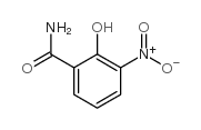 2-羟基-3-硝基苯甲酰胺结构式