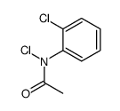 N-chloro-N-(2-chlorophenyl)acetamide Structure