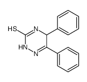 5,6-diphenyl-4,5-dihydro-2H-1,2,4-triazine-3-thione结构式