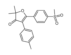 2,2-dimethyl-5-(4-(methylsulfonyl)phenyl)-4-p-tolylfuran-3(2H)-one picture