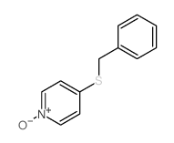 Pyridine,4-[(phenylmethyl)thio]-, 1-oxide结构式