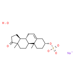 DEHYDROISOANDROSTERONE 3-SULFATE结构式