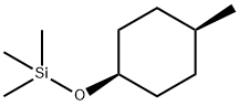 1β-[(Trimethylsilyl)oxy]-4β-methylcyclohexane Structure