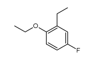 2-ethyl-4-fluoro-phenetole Structure