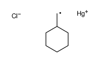 cyclohexylmethylmercury(1+),chloride结构式