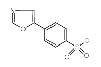 4-(1,3-Oxazol-5-yl)benzenesulphonyl chloride structure