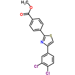 Methyl 4-[4-(3,4-dichlorophenyl)-1,3-thiazol-2-yl]benzoate Structure