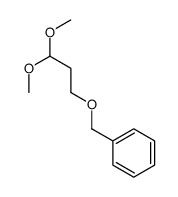3,3-dimethoxypropoxymethylbenzene Structure