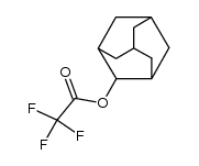 2-adamantyl trifluoroacetate Structure