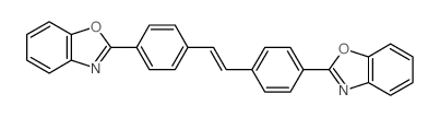 Benzoxazole, 2,2'-[(1E)-1,2-ethenediyldi-4,1-phenylene]bis- (9CI) structure