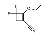 1-Cyclobutene-1-carbonitrile,2-ethoxy-3,3-difluoro-(9CI) Structure