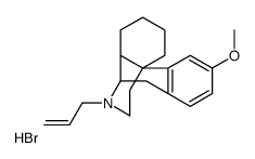 11-allyl-3-methoxy-6,7,8,8a,9,10-hexahydro-5H-9,4b-(epiminoethano)phenanthrene hydrobromide结构式