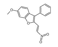 6-methoxy-2-[(E)-2-nitroethenyl]-3-phenyl-1-benzofuran Structure