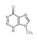 4H-Imidazo[4,5-d]-1,2,3-triazin-4-one,3,7-dihydro-7-methyl- Structure