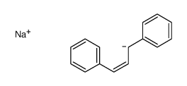 sodium,3-phenylprop-1-enylbenzene结构式