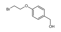 [4-(2-bromoethoxy)phenyl]methanol结构式