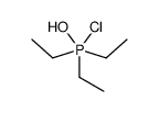 chloro-triethyl-hydroxy-λ5-phosphane Structure