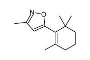 3-methyl-5-(2,6,6-trimethylcyclohexen-1-yl)-1,2-oxazole Structure