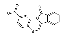 3-[(4-nitrophenyl)sulfanylmethylidene]-2-benzofuran-1-one结构式