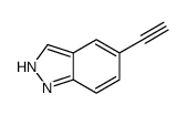 5-乙炔基-1H-吲唑结构式
