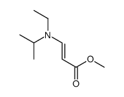 methyl 3-[ethyl(propan-2-yl)amino]prop-2-enoate Structure