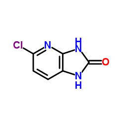 5-氯-1H-咪唑[4,5-b]吡啶-2(3H)-酮结构式