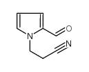 3-(2-甲酰基-1H-吡唑)丙腈结构式