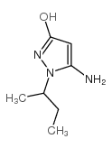 5-Amino-1-(sec-butyl)-1H-pyrazol-3-ol Structure
