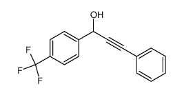 3-phenyl-1-(4-(trifluoromethyl)phenyl)prop-2-yn-1-ol结构式