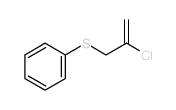 2-chloroprop-2-enylsulfanylbenzene结构式
