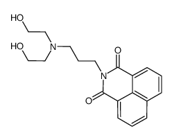 2-[3-[bis(2-hydroxyethyl)amino]propyl]benzo[de]isoquinoline-1,3-dione Structure