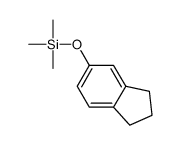 2,3-dihydro-1H-inden-5-yloxy(trimethyl)silane结构式