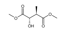 (2S,3R)-2-Hydroxy-3-methyl-bernsteinsaeuredimethylester Structure