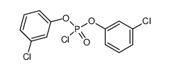 di(m-chlorophenyl)phosphoric acid chloride结构式