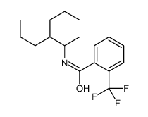 N-(3-propylhexan-2-yl)-2-(trifluoromethyl)benzamide Structure