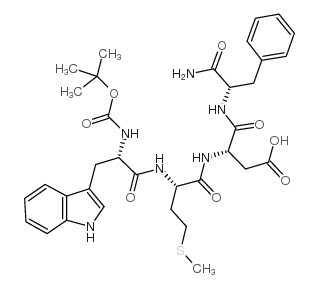 boc-trp-met-asp-phe-nh2 structure