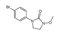 1-(4-bromophenyl)-3-methoxyimidazolidin-2-one structure