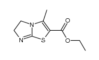 3-methyl-5,6-dihydro-imidazo[2,1-b]thiazole-2-carboxylic acid ethyl ester结构式
