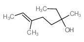 3,6-Dimethyl-6-octen-3-ol结构式
