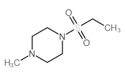 1-ethylsulfonyl-4-methyl-piperazine structure