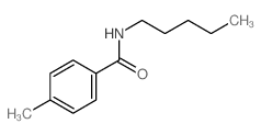 4-methyl-N-pentyl-benzamide结构式