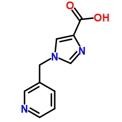 1-(3-Pyridinylmethyl)-1H-imidazole-4-carboxylic acid Structure