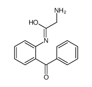 2-amino-N-(2-benzoylphenyl)acetamide结构式