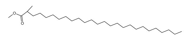 2-Methylhexacosanoic acid methyl ester structure