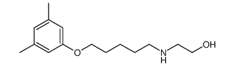 2-[5-(3,5-dimethylphenoxy)pentylamino]ethanol Structure